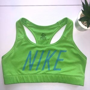 Nike Dri-Fit Sports Bra- Lime Color